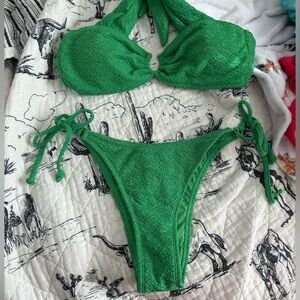 SHEIN Emerald Bandue Bikini